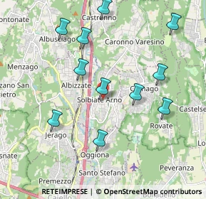 Mappa Piazza San Giovanni XXIII, 21048 Solbiate Arno VA, Italia (2.03455)