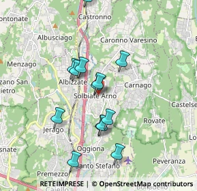 Mappa 21048 Solbiate Arno VA, Italia (1.62923)