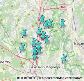 Mappa 21048 Solbiate Arno VA, Italia (2.79733)