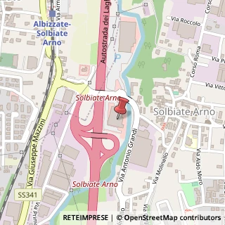 Mappa Via del Lavoro, 21048 Solbiate Arno, Varese (Lombardia)