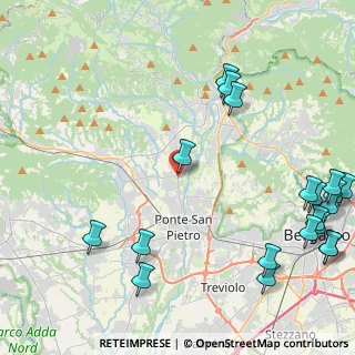 Mappa Brembate sopra - via XXV aprile, 24030 Brembate di Sopra BG, Italia (6.149)