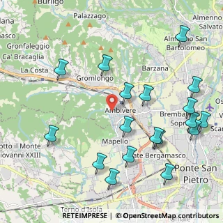 Mappa Via Matteotti Giacomo, 24030 Ambivere BG, Italia (2.45778)