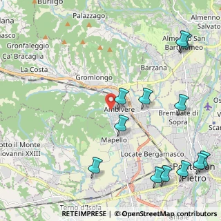 Mappa Via Matteotti Giacomo, 24030 Ambivere BG, Italia (2.83417)