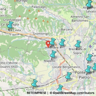 Mappa Via Matteotti Giacomo, 24030 Ambivere BG, Italia (3.29231)