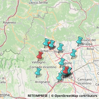 Mappa Via Lago D'Iseo, 36015 Schio VI, Italia (15.96941)