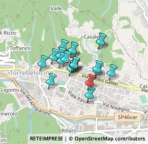 Mappa Via Casalena, 36036 Torrebelvicino VI, Italia (0.2585)