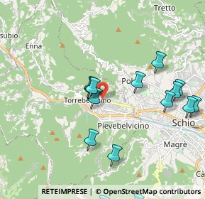 Mappa Via Casalena, 36036 Torrebelvicino VI, Italia (2.861)