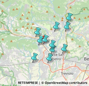 Mappa Piazza Sant'Alberto, 24030 Mapello BG, Italia (2.76364)