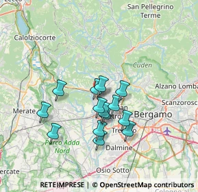 Mappa Piazza Sant'Alberto, 24030 Mapello BG, Italia (5.67)