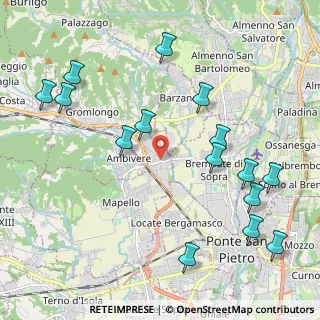 Mappa Via Papa Giovanni XXIII, 24030 Mapello BG, Italia (2.44867)