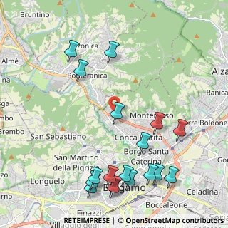 Mappa Via Giovanni Battista Locatelli Zuccala, 24123 Bergamo BG, Italia (2.58389)