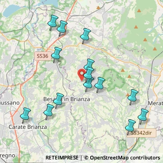 Mappa Via Colombo, 23891 Barzanò LC, Italia (4.37286)