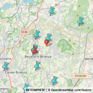 Mappa Via Colombo, 23891 Barzanò LC, Italia (5.00455)
