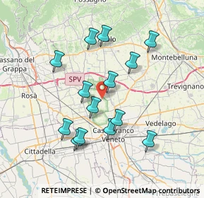 Mappa Via Avenali, 31039 Riese Pio X TV, Italia (6.81429)