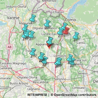 Mappa 22070 Veniano CO, Italia (7.0495)