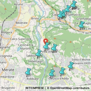 Mappa Via Mulinetto, 24030 Villa d'Adda BG, Italia (2.85538)