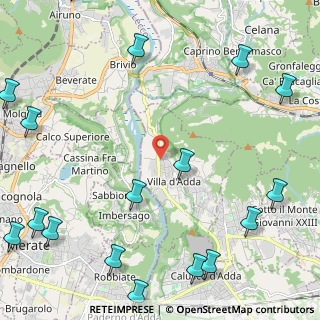 Mappa Via Mulinetto, 24030 Villa d'Adda BG, Italia (3.38647)