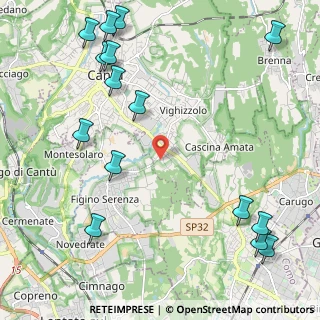 Mappa Via Tintoretto, 22063 Cantù CO, Italia (2.92933)