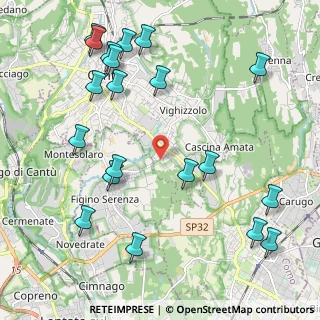 Mappa Via Tintoretto, 22063 Cantù CO, Italia (2.5565)