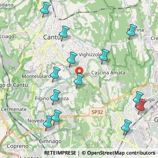 Mappa Via Tintoretto, 22063 Cantù CO, Italia (2.53846)