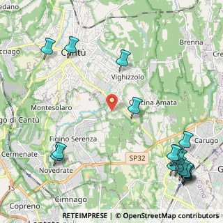 Mappa Via Tintoretto, 22063 Cantù CO, Italia (3.12824)