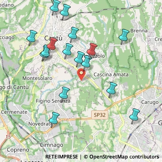 Mappa Via Tintoretto, 22063 Cantù CO, Italia (2.2225)