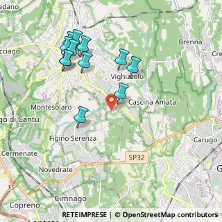 Mappa Via Tintoretto, 22063 Cantù CO, Italia (2.04667)