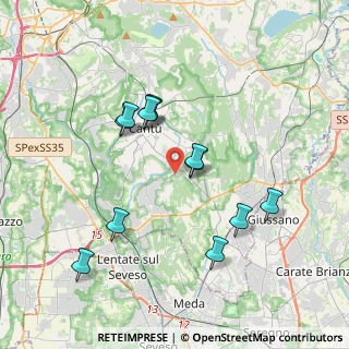 Mappa Via Tintoretto, 22063 Cantù CO, Italia (3.5)