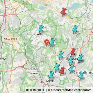 Mappa Via Tintoretto, 22063 Cantù CO, Italia (5.36214)