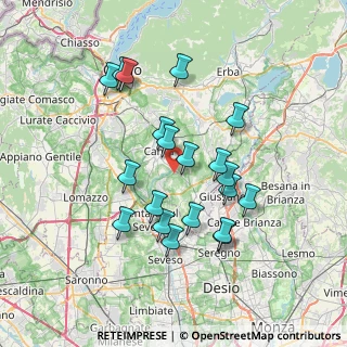 Mappa Via Tintoretto, 22063 Cantù CO, Italia (6.6195)
