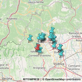 Mappa Piazza Divisione Acqui, 36015 Schio VI, Italia (8.85778)