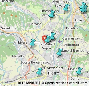 Mappa Brio Cartoleria, 24030 Brembate di Sopra BG, Italia (2.40833)