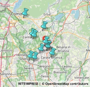 Mappa , 22060 Arosio CO, Italia (5.06545)