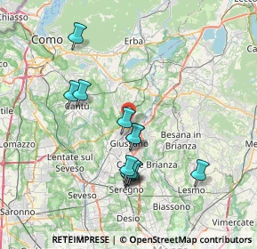 Mappa , 22060 Arosio CO, Italia (6.80833)