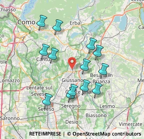 Mappa , 22060 Arosio CO, Italia (6.77538)