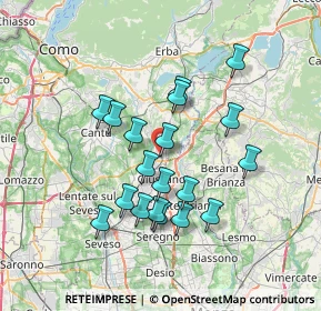 Mappa , 22060 Arosio CO, Italia (6.24842)