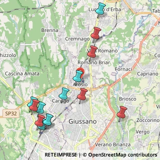 Mappa , 22060 Arosio CO, Italia (2.57286)