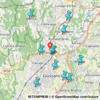 Mappa , 22060 Arosio CO, Italia (2.13545)