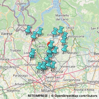 Mappa , 22060 Arosio CO, Italia (11.449)