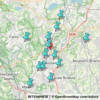 Mappa , 22060 Arosio CO, Italia (3.78769)