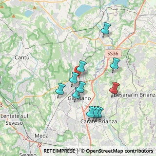 Mappa , 22060 Arosio CO, Italia (3.43727)