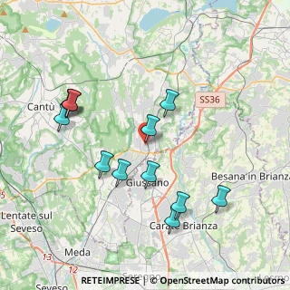 Mappa , 22060 Arosio CO, Italia (3.92083)
