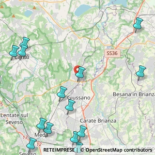 Mappa , 22060 Arosio CO, Italia (6.58429)