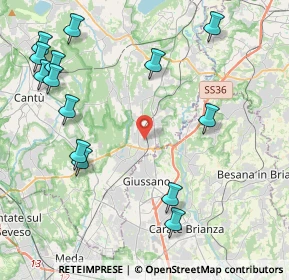 Mappa , 22060 Arosio CO, Italia (5.20214)
