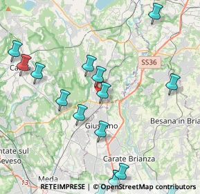 Mappa , 22060 Arosio CO, Italia (5.43765)