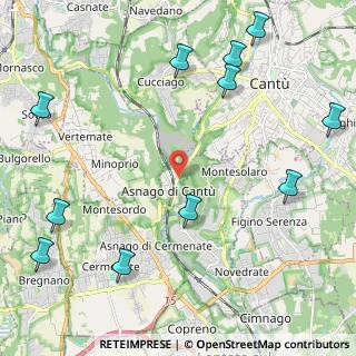 Mappa Via Filippo Rienti, 22063 Cantù CO, Italia (2.94727)