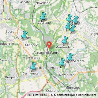 Mappa Via Filippo Rienti, 22063 Cantù CO, Italia (2.27727)