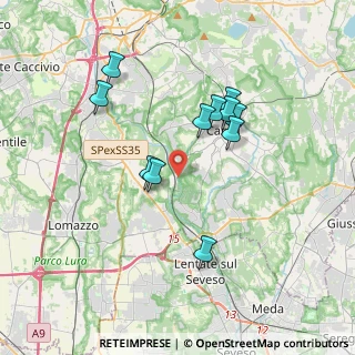 Mappa Via Filippo Rienti, 22063 Cantù CO, Italia (3.23364)