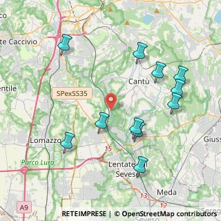 Mappa Via Filippo Rienti, 22063 Cantù CO, Italia (4.30182)