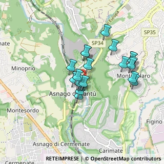 Mappa Via Filippo Rienti, 22063 Cantù CO, Italia (0.7475)